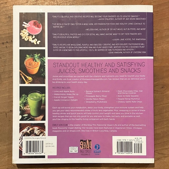 100 Best Juices, Smoothies and Healthy Snacks by - Black and Purple Edition - Picture 4 of 16